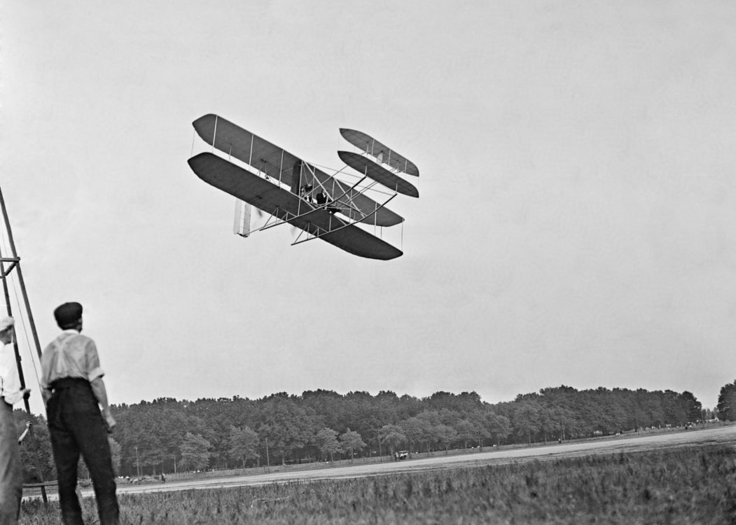 Wright's,Airplane,In,Army,Trial,Flights,At,Fort,Meyer,Virginia