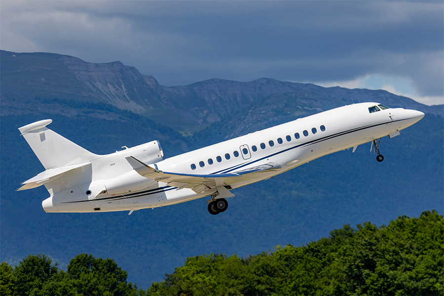 dassault falcon 8x private jet charter