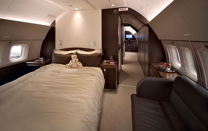 private jet bed