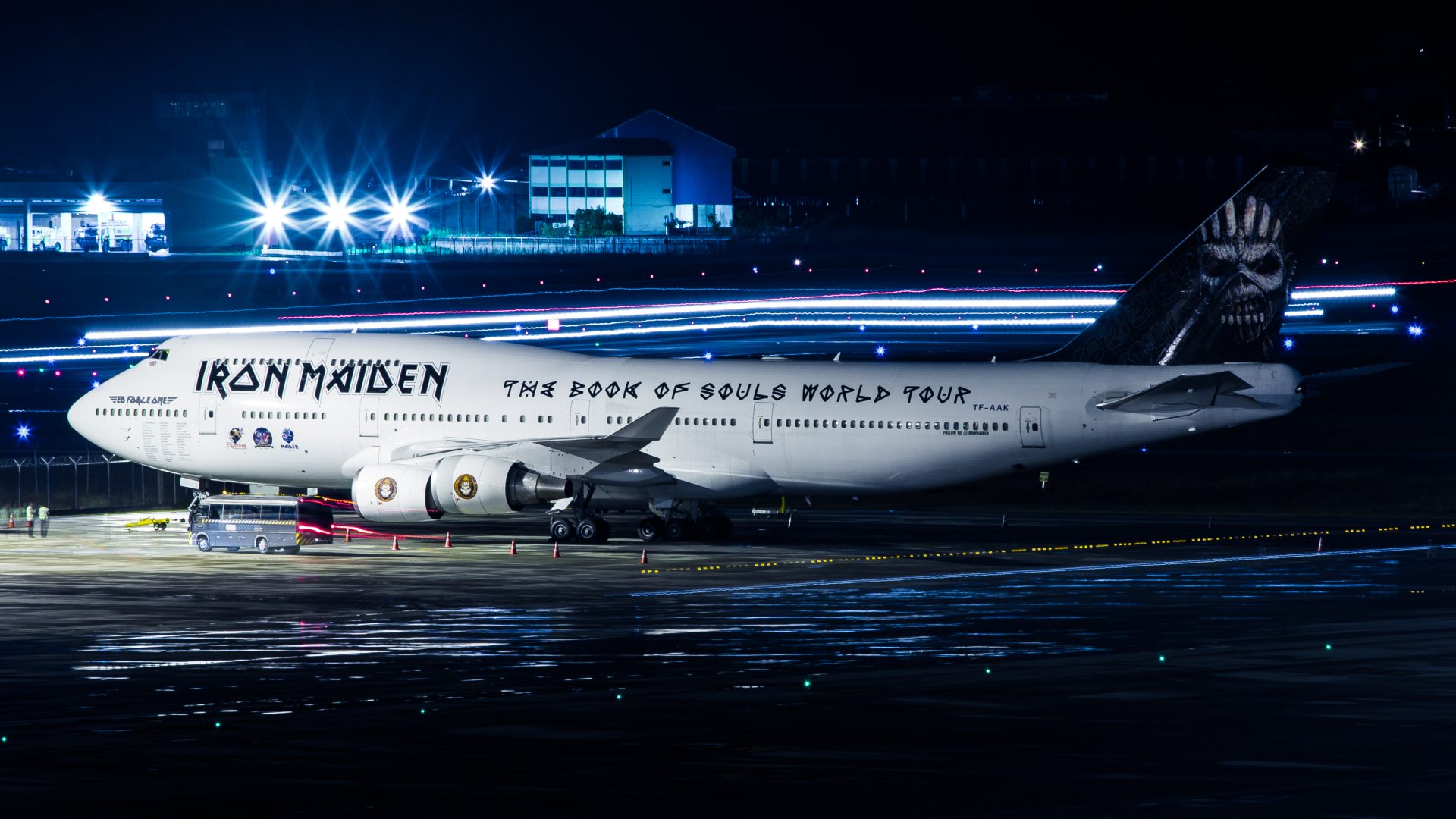 boeing chartered and tailored for Iron Maiden Musical Group world tour