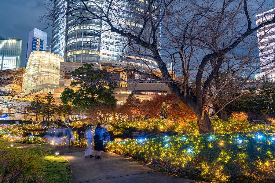 Roppongi Hills Christmas Illumination in Tokyo